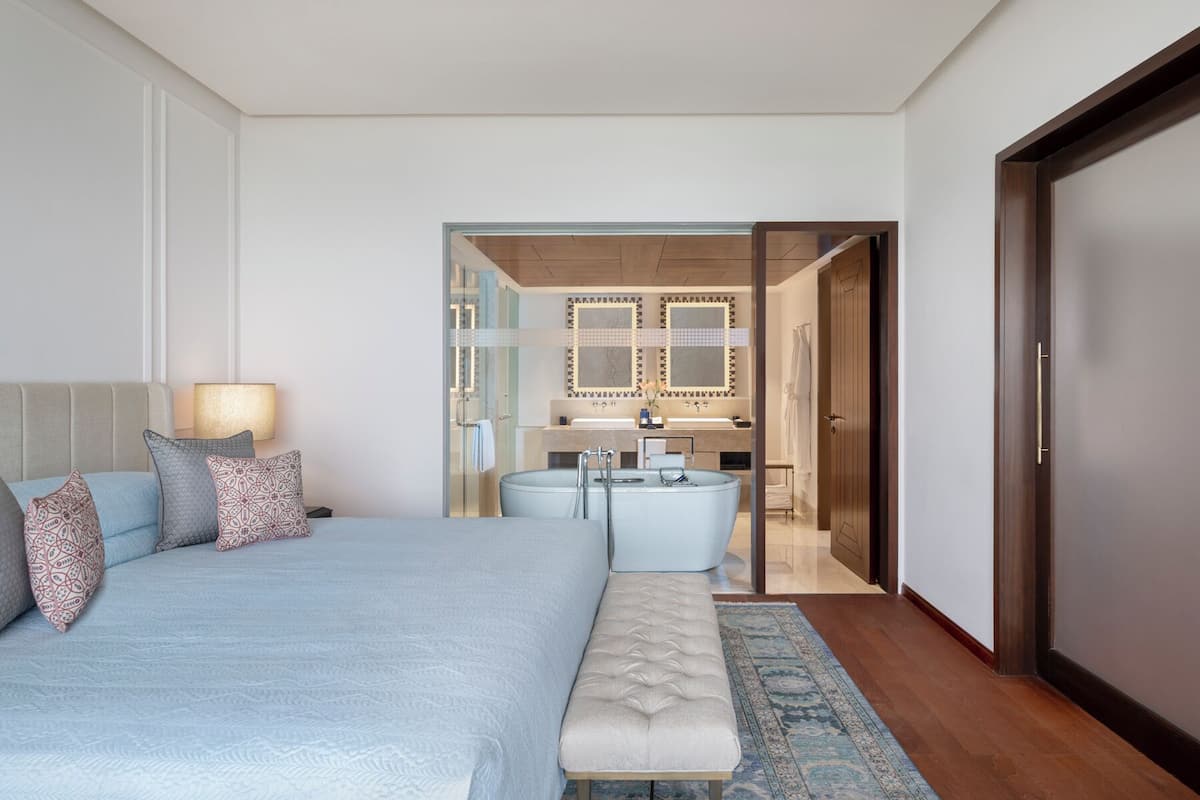 Draps en coton égyptien, literie de qualité supérieure, minibar