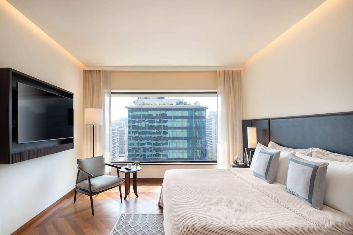 Sábanas de algodón egipcio, ropa de cama de alta calidad y minibar