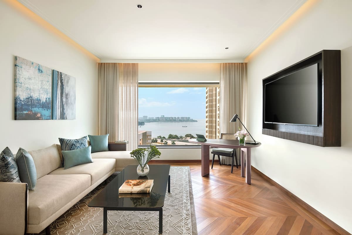 Sábanas de algodón egipcio, ropa de cama de alta calidad y minibar