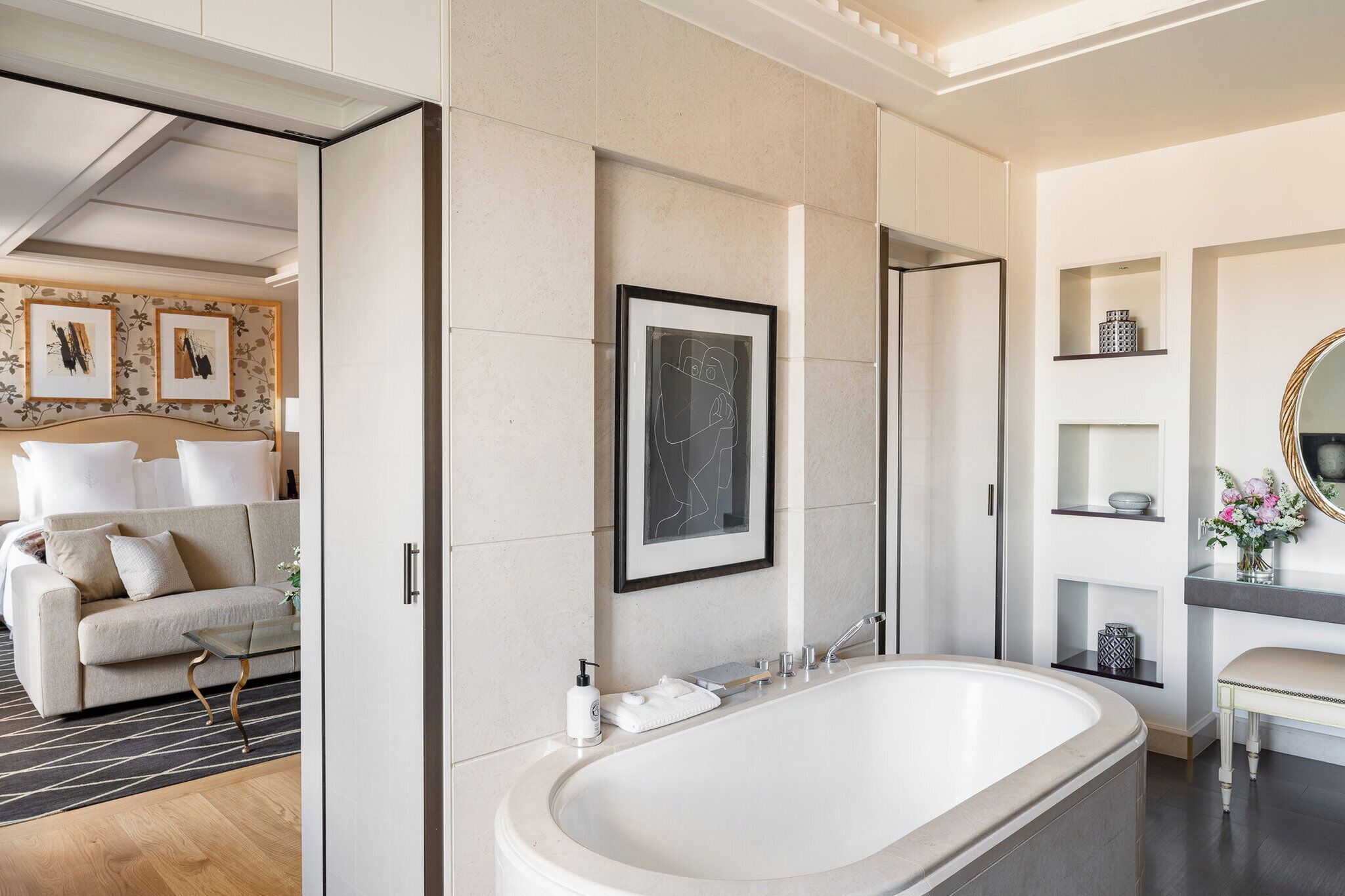 premium bedding, memory-foam beds, minibar, in-room safe