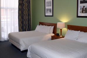 Standard Room, 2 Double Beds | Desk, blackout drapes, iron/ironing board (on request), cribs (free) - UMass Lowell Inn and Conference Center (Lowell)