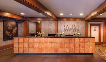 Reception area at Salish Lodge & Spa