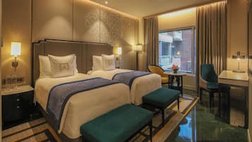 Rajputana Chambers, Twin | Premium bedding, minibar, in-room safe, individually decorated