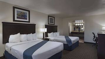 Desk, soundproofing, iron/ironing board, cots/infant beds