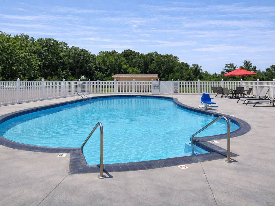 Seasonal outdoor pool