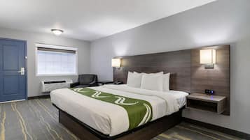 Desk, blackout drapes, iron/ironing board, free WiFi