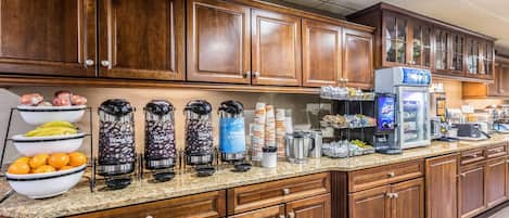 Free buffet breakfast