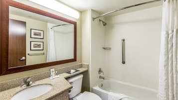 Hair dryer, towels