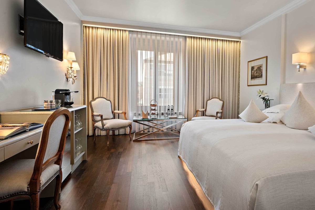 Standard Double Room | Premium bedding, minibar, in-room safe, individually decorated