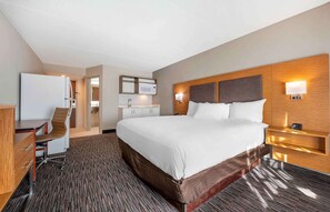 Desk, laptop workspace, blackout curtains, iron/ironing board - MainStay Suites Springfield IL (Springfield)