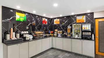 Free daily buffet breakfast