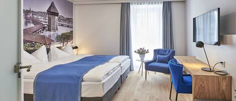 City Double Room, 1 King Bed (Noble) | Premium bedding, in-room safe, desk, soundproofing