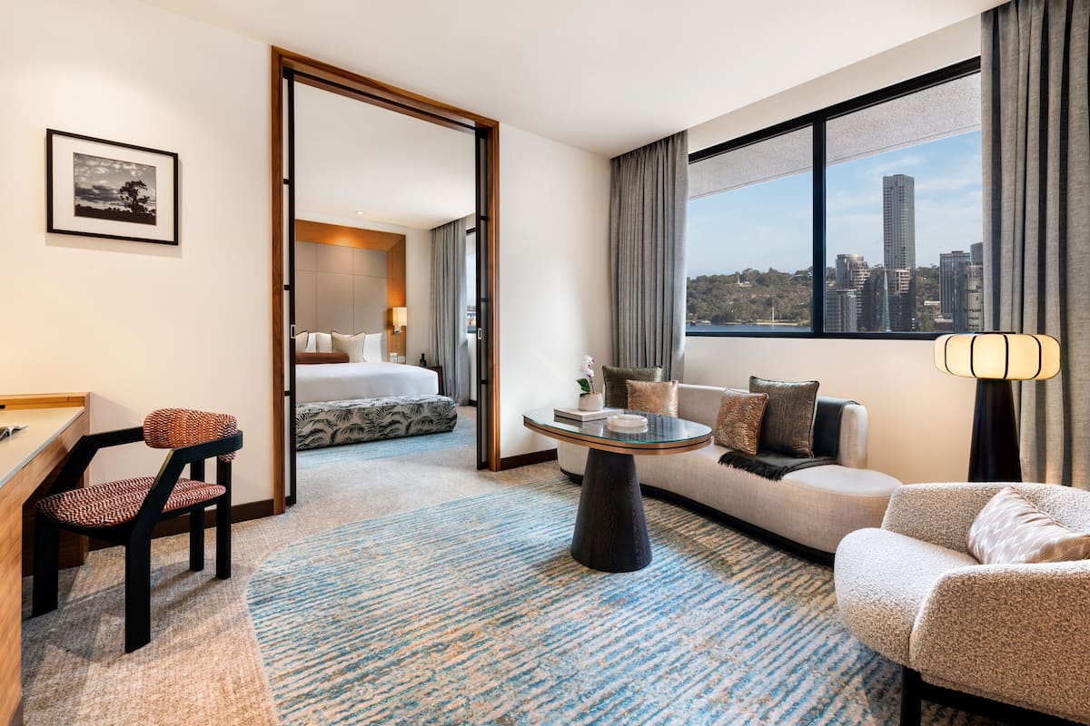 Pacific Club, Club Suite, 1 King Bed | 1 bedroom, in-room safe, desk, laptop workspace