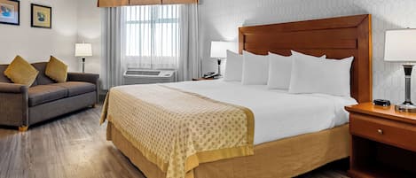 Ropa de cama de alta calidad y escritorio