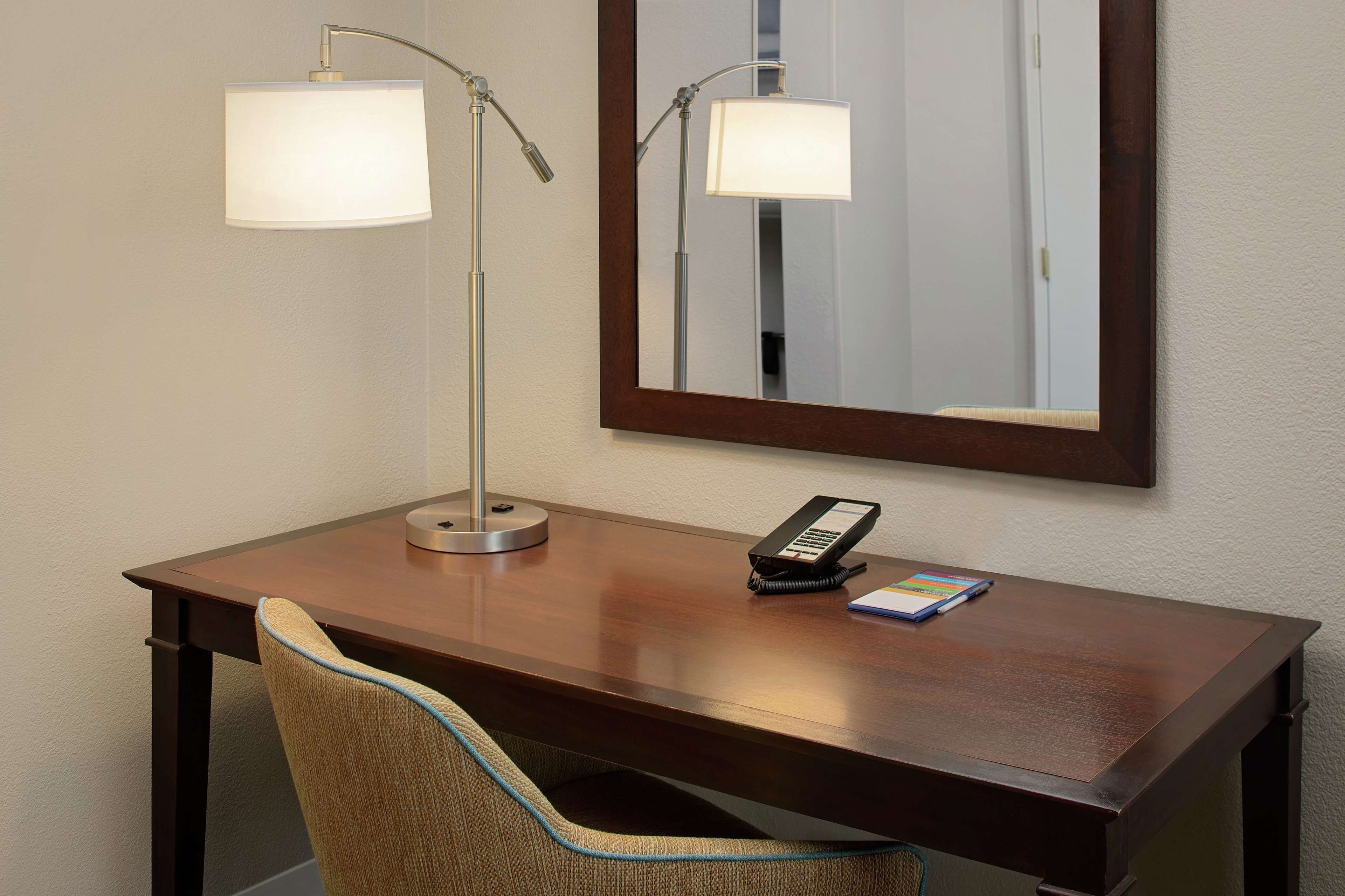 premium bedding, desk, laptop workspace, free wifi