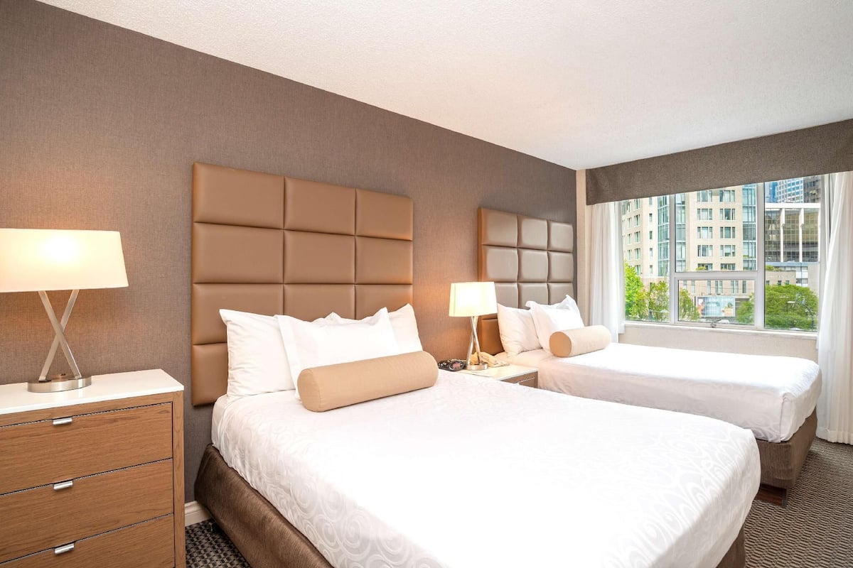 1 habitación y ropa de cama hipoalergénica