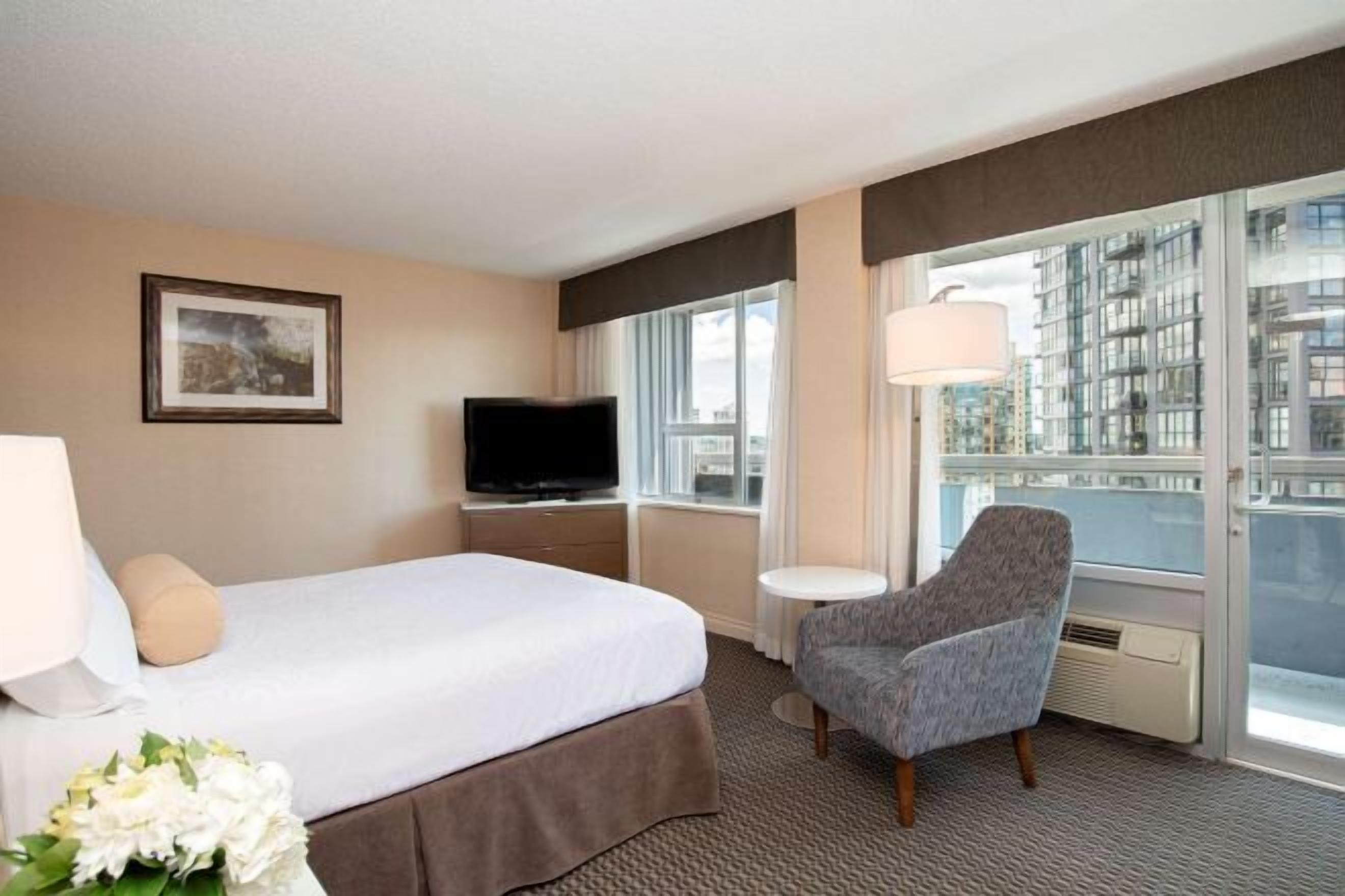1 bedroom, hypo-allergenic bedding, in-room safe, desk