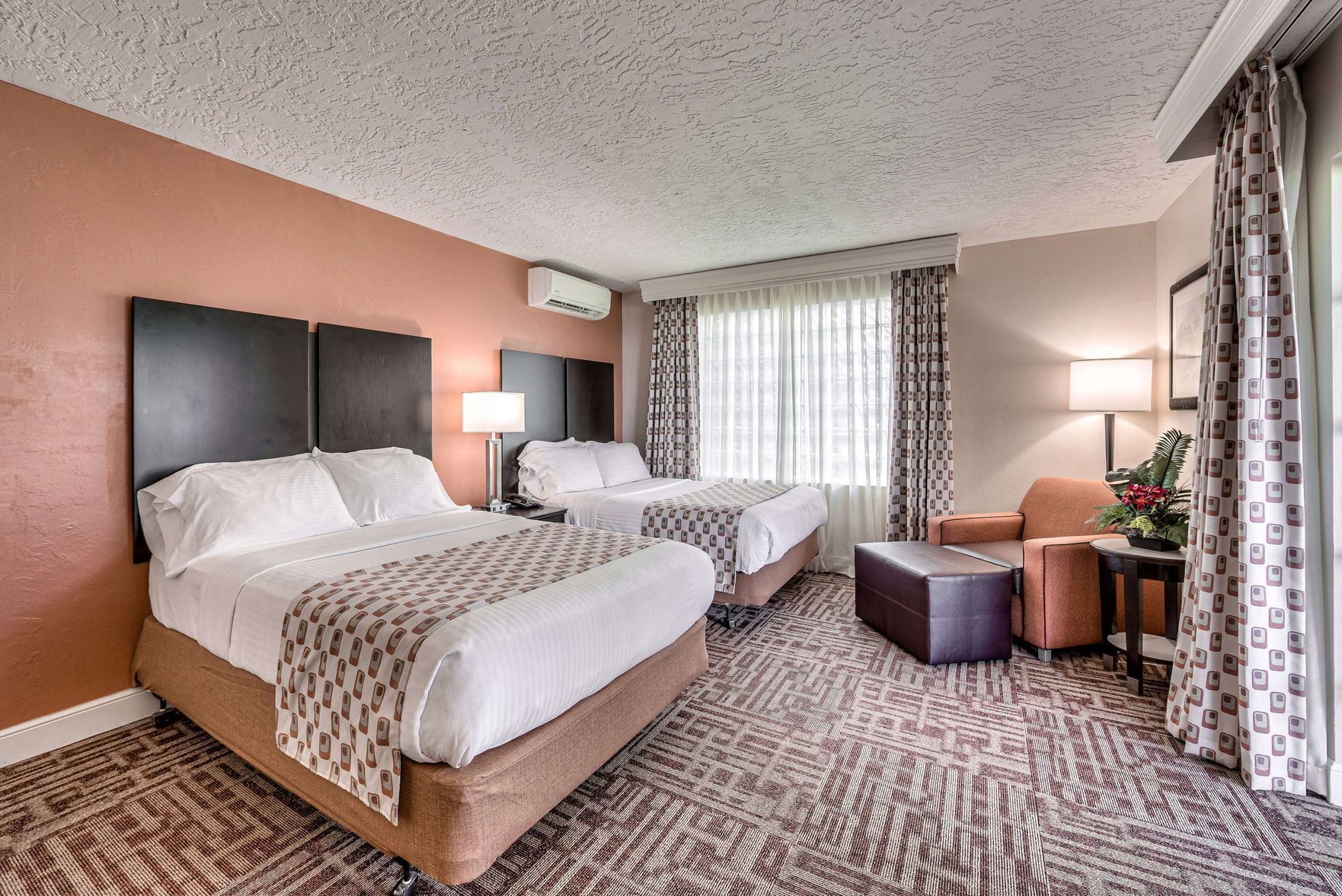 In-room safe, desk, laptop workspace, blackout drapes