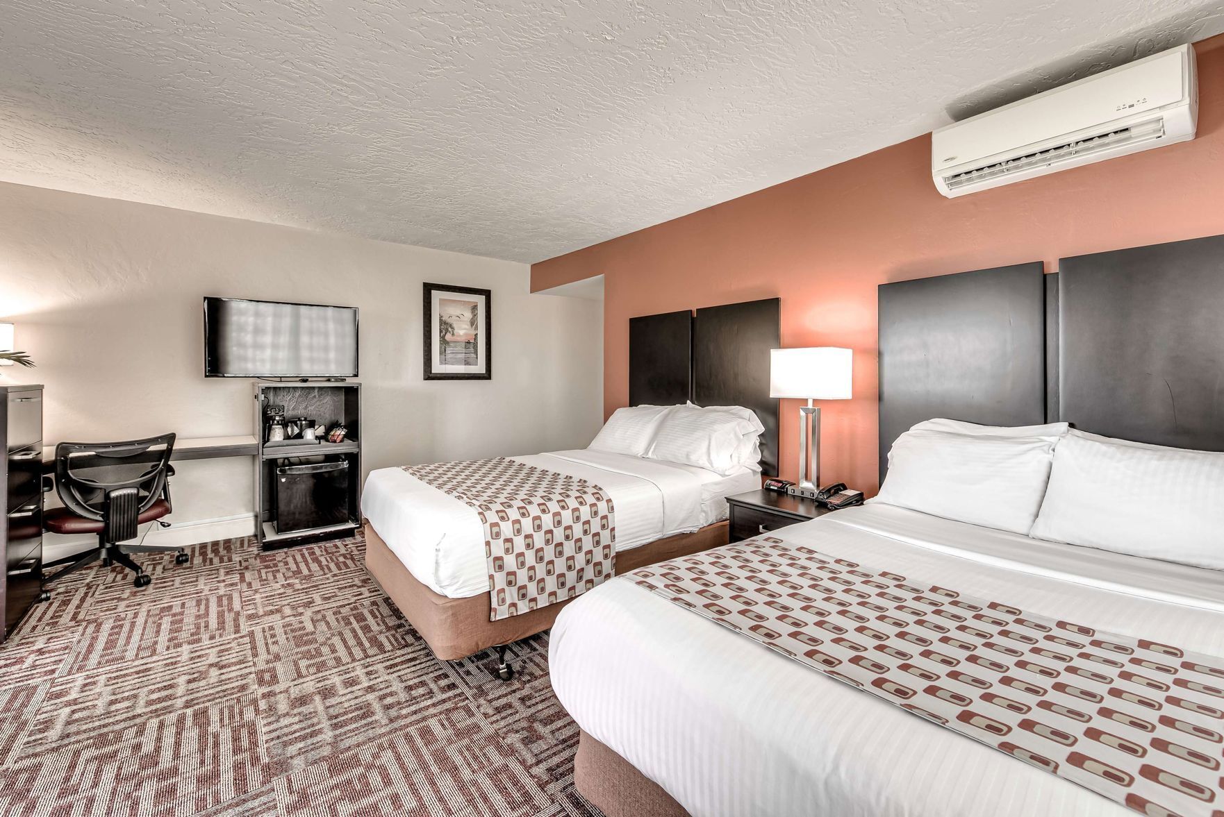 In-room safe, desk, laptop workspace, blackout drapes