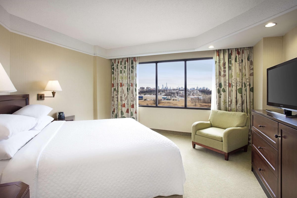 In-room safe, desk, blackout curtains, iron/ironing board