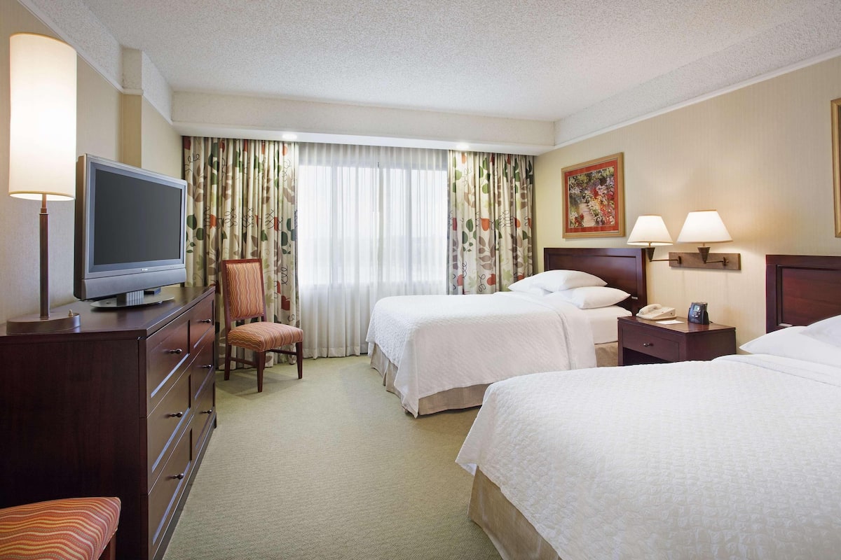 In-room safe, desk, blackout curtains, iron/ironing board