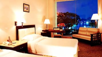 Minibar, in-room safe, desk, blackout drapes