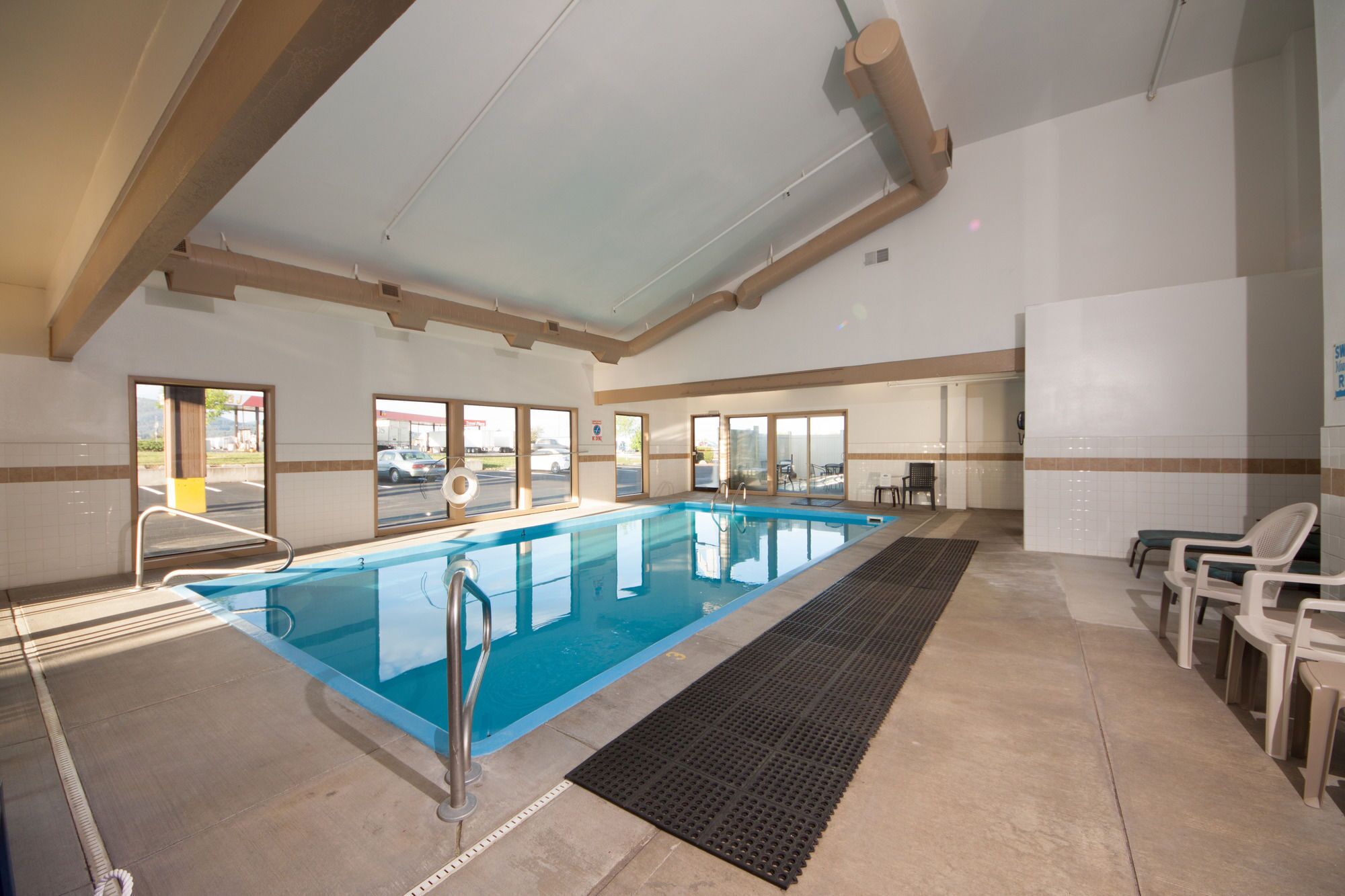 Indoor pool, outdoor pool