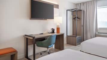 Standard Room, 2 Queen Beds, Non Smoking | Desk, laptop workspace, iron/ironing board, WiFi (free)