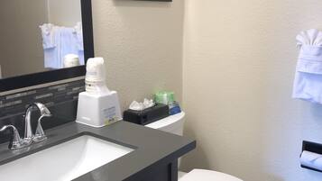 Free toiletries, towels