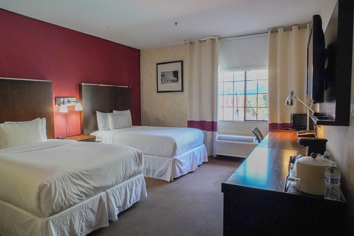 Sengetøy av topp kvalitet, dundyner, memory foam-senger og minibar