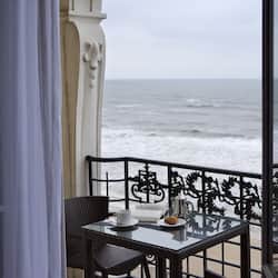 Kamar Deluks, 1 Tempat Tidur Queen, balkon, pemandangan laut | Balkon