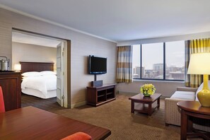 Suite, 1 très grand lit et 1 canapé-lit, en angle | Literie de qualité supérieure, surmatelas