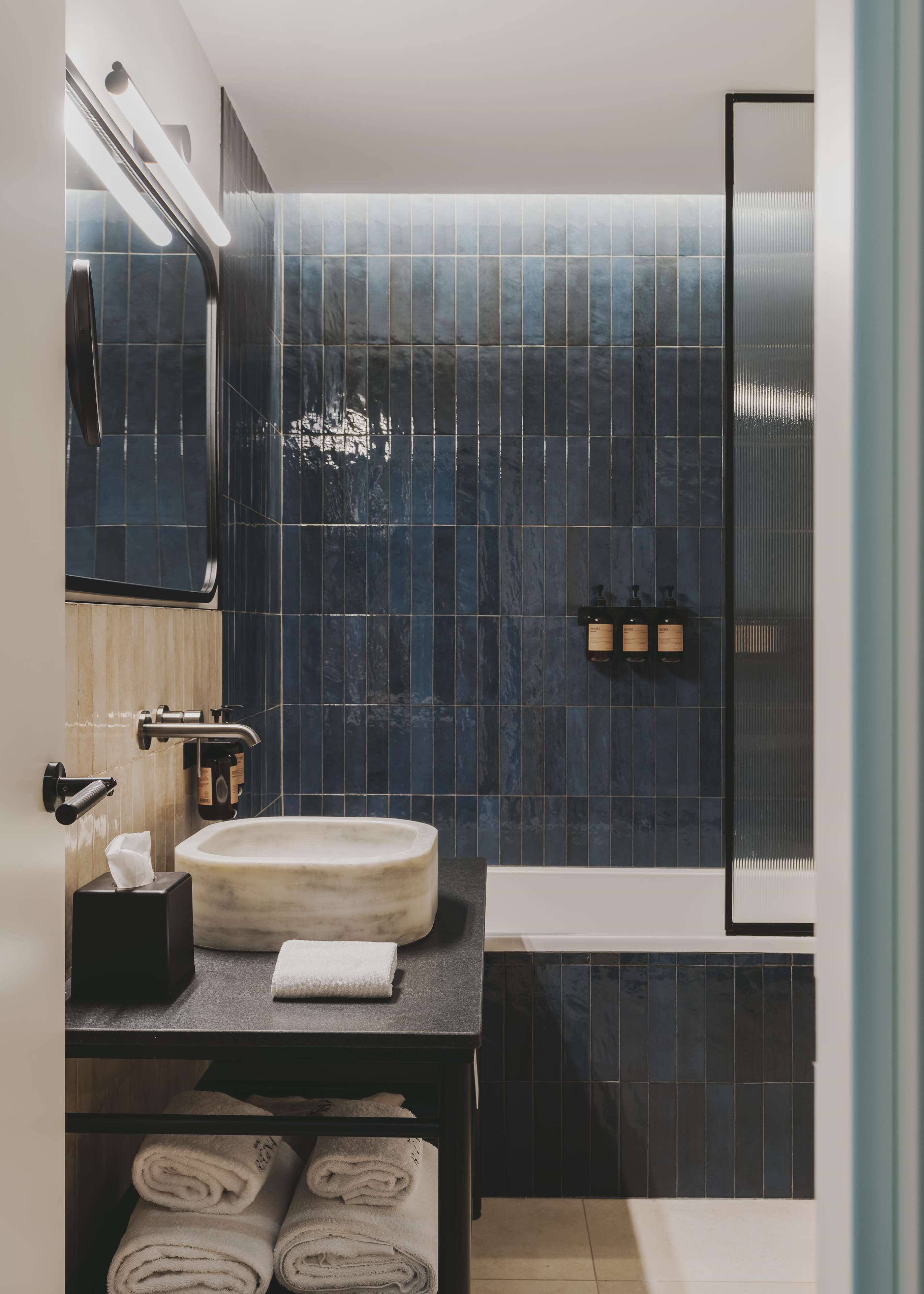 free toiletries, hair dryer, bathrobes, slippers