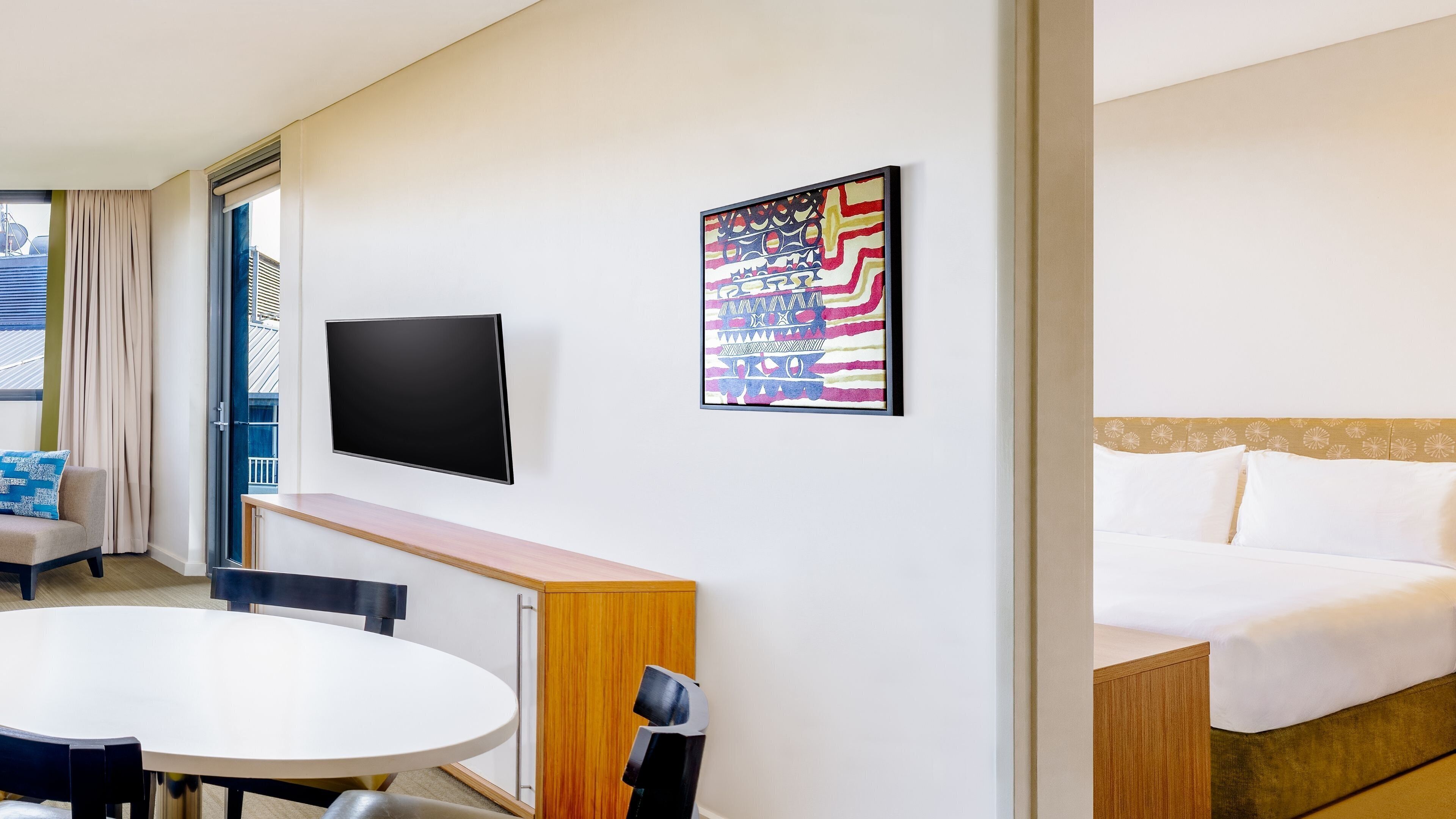 Suite, varias camas, accesible para personas con discapacidad | Ropa de cama de alta calidad, colchones Tempur-Pedic, caja fuerte