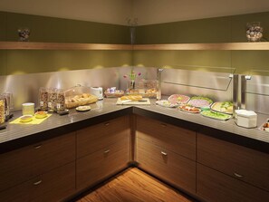 Daily buffet breakfast (EUR 15 per person)