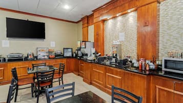 Free daily full breakfast