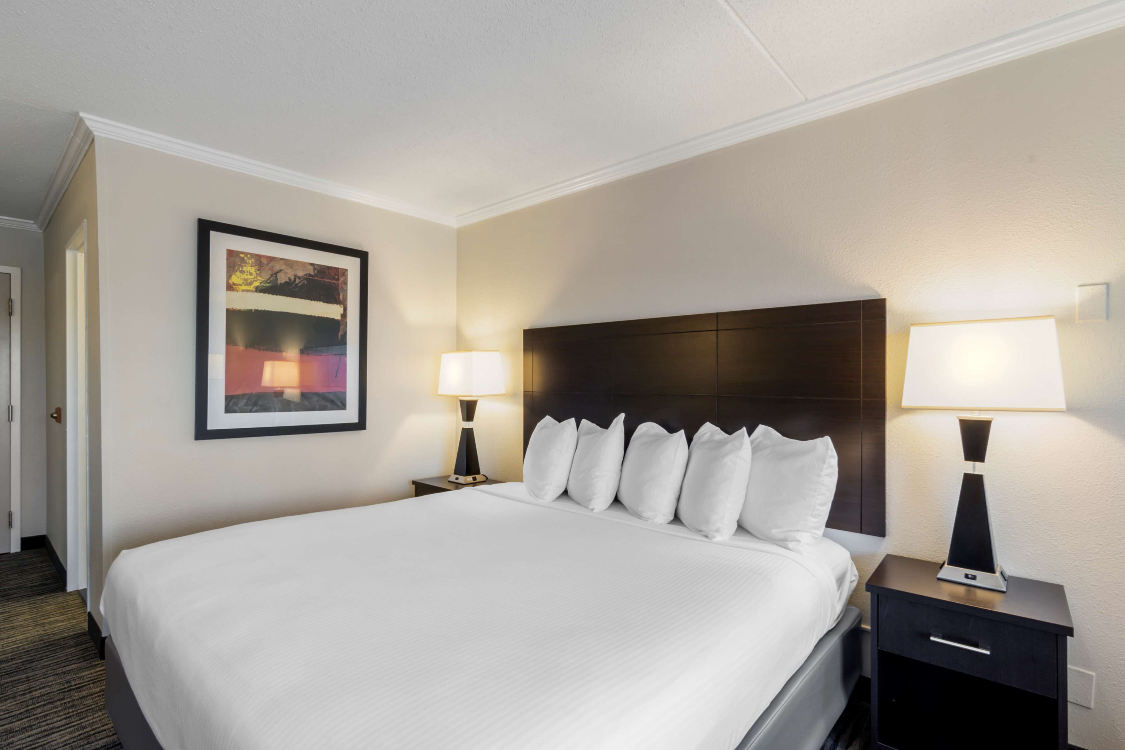 standard room, 1 king bed, non smoking | 1 bedroom, in-room safe, desk, blackout curtains