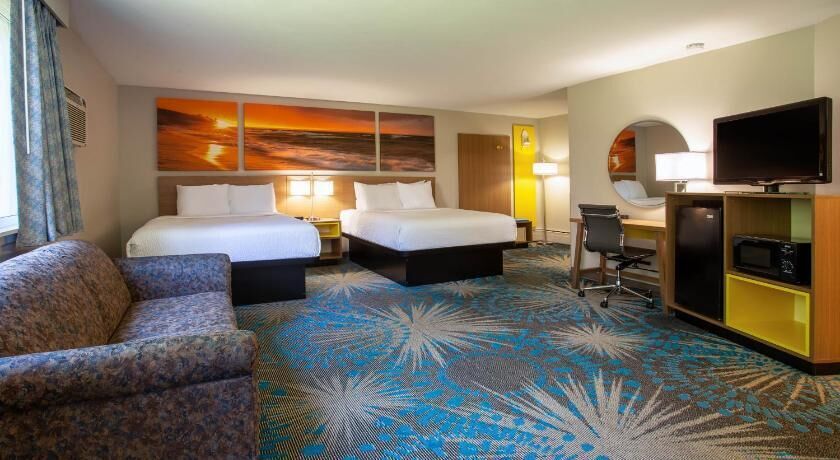 In-room safe, desk, blackout drapes, iron/ironing board