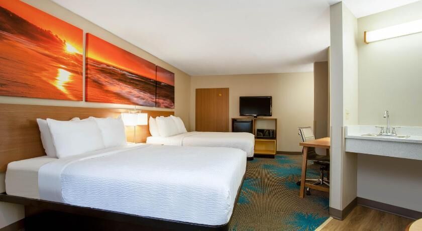 In-room safe, desk, blackout drapes, iron/ironing board