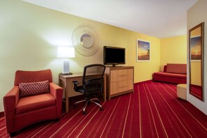2 Queen Beds, Studio Suite, Non-Smoking | In-room safe, desk, blackout drapes, iron/ironing board