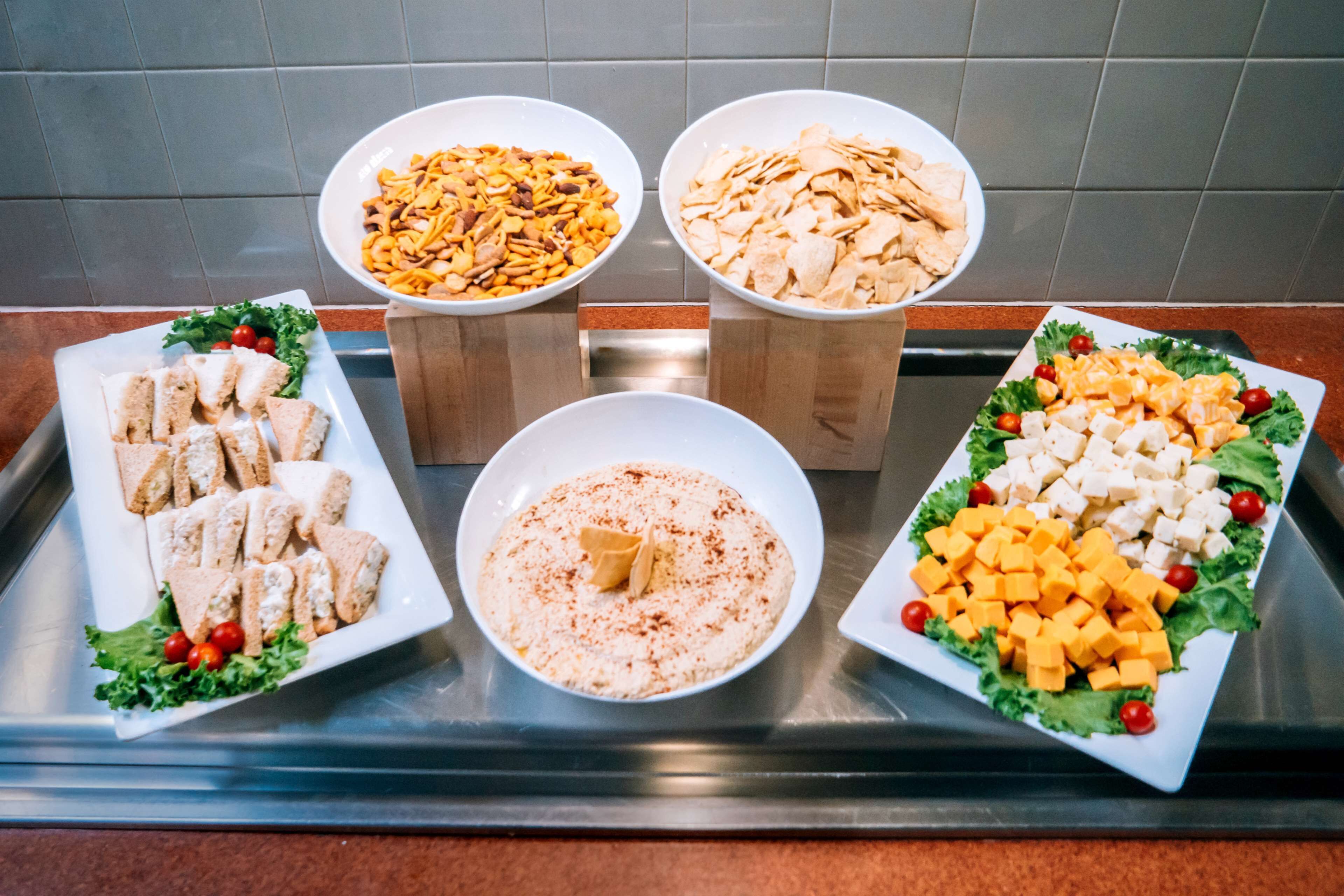 breakfast, lunch and dinner served