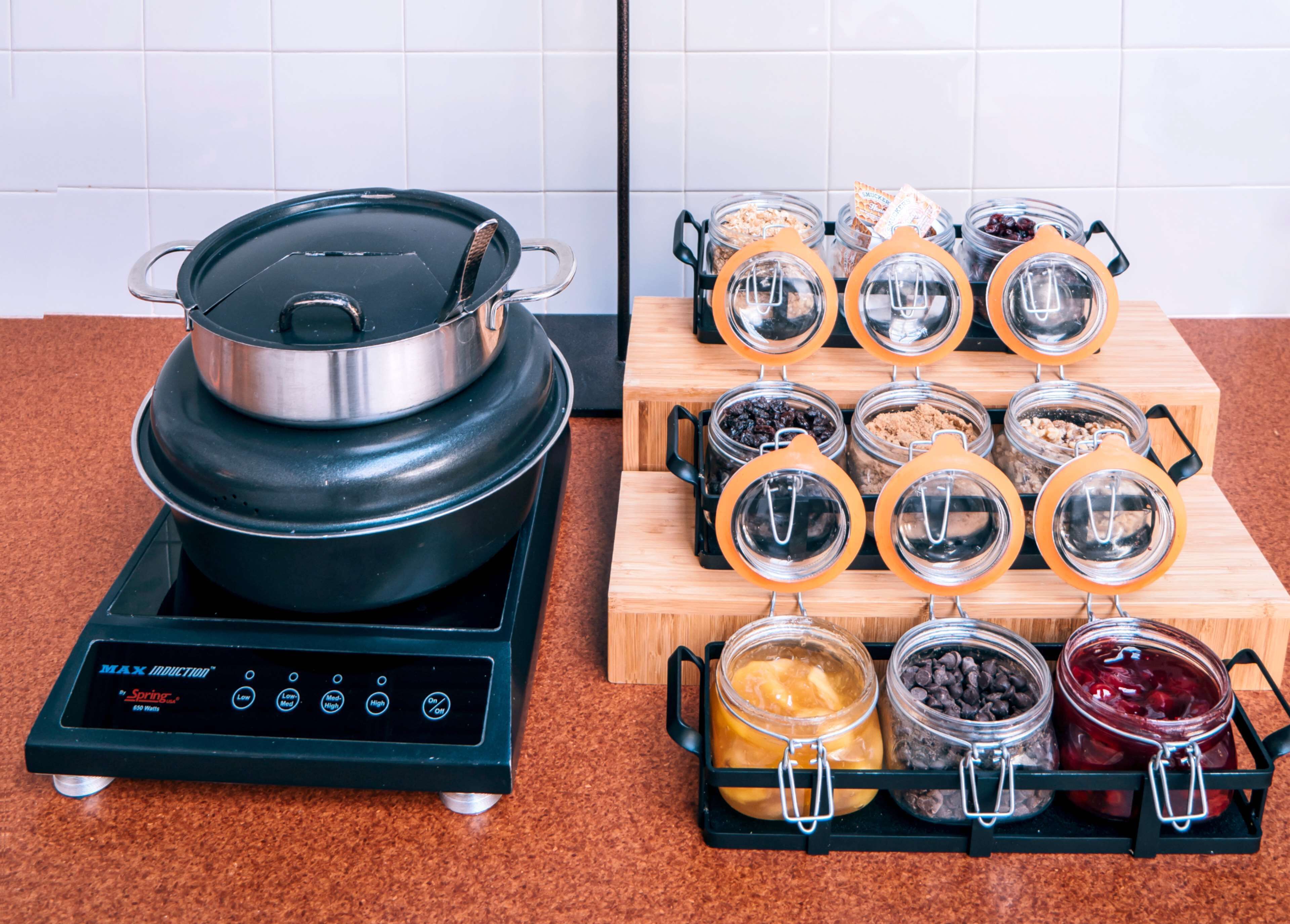 free daily self-service breakfast