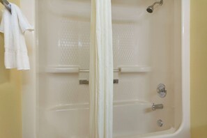 Hair dryer, towels