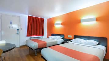 Free WiFi, bed sheets