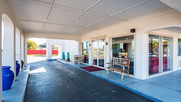 Entrada de la propiedad