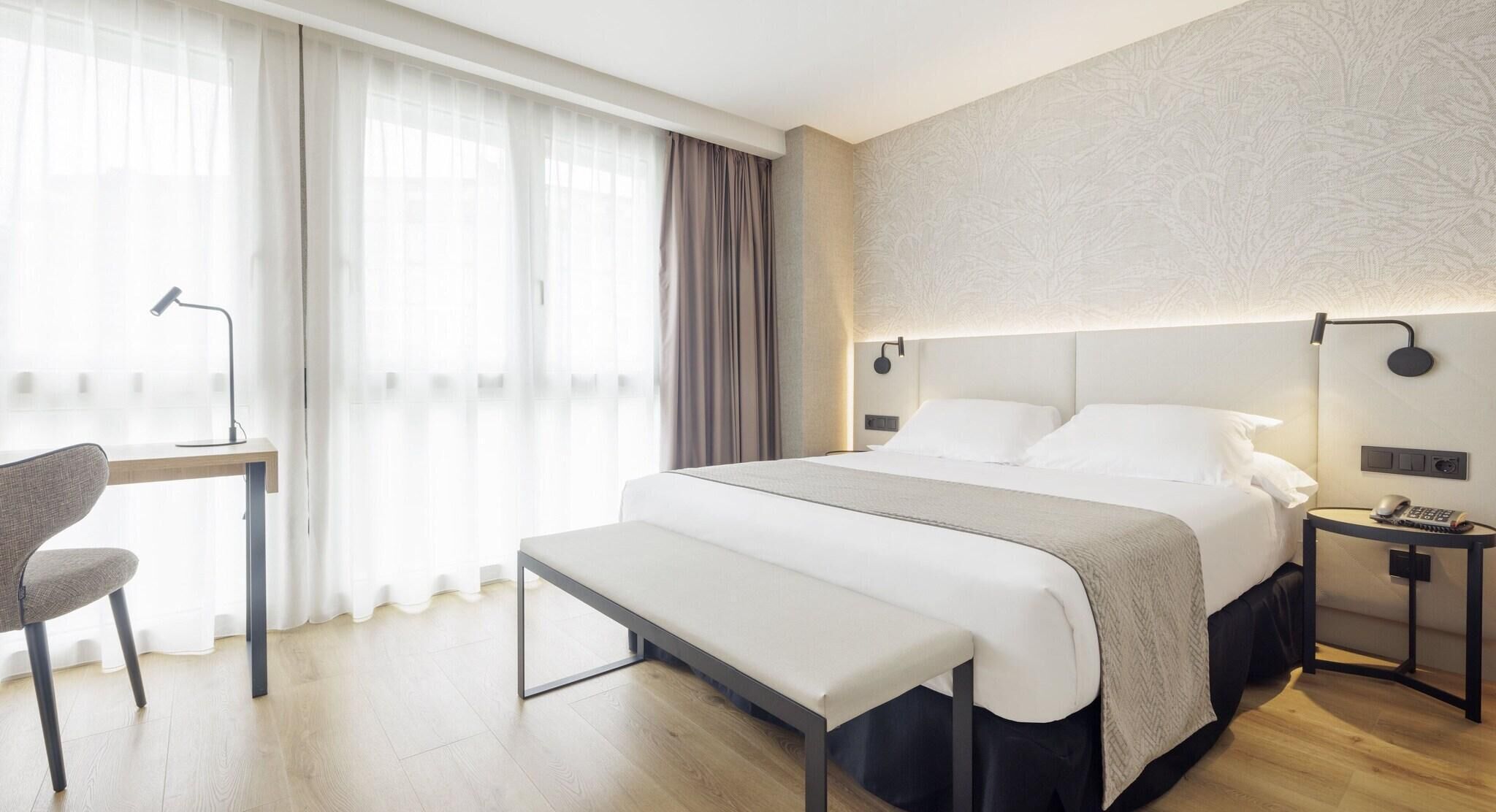 Minibar, in-room safe, desk, blackout curtains