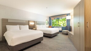 套房, 2 张大床 | 高档床上用品、加厚床垫、特色装修、特色家居