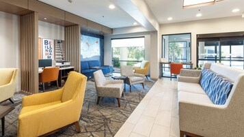 Sala de estar en el lobby