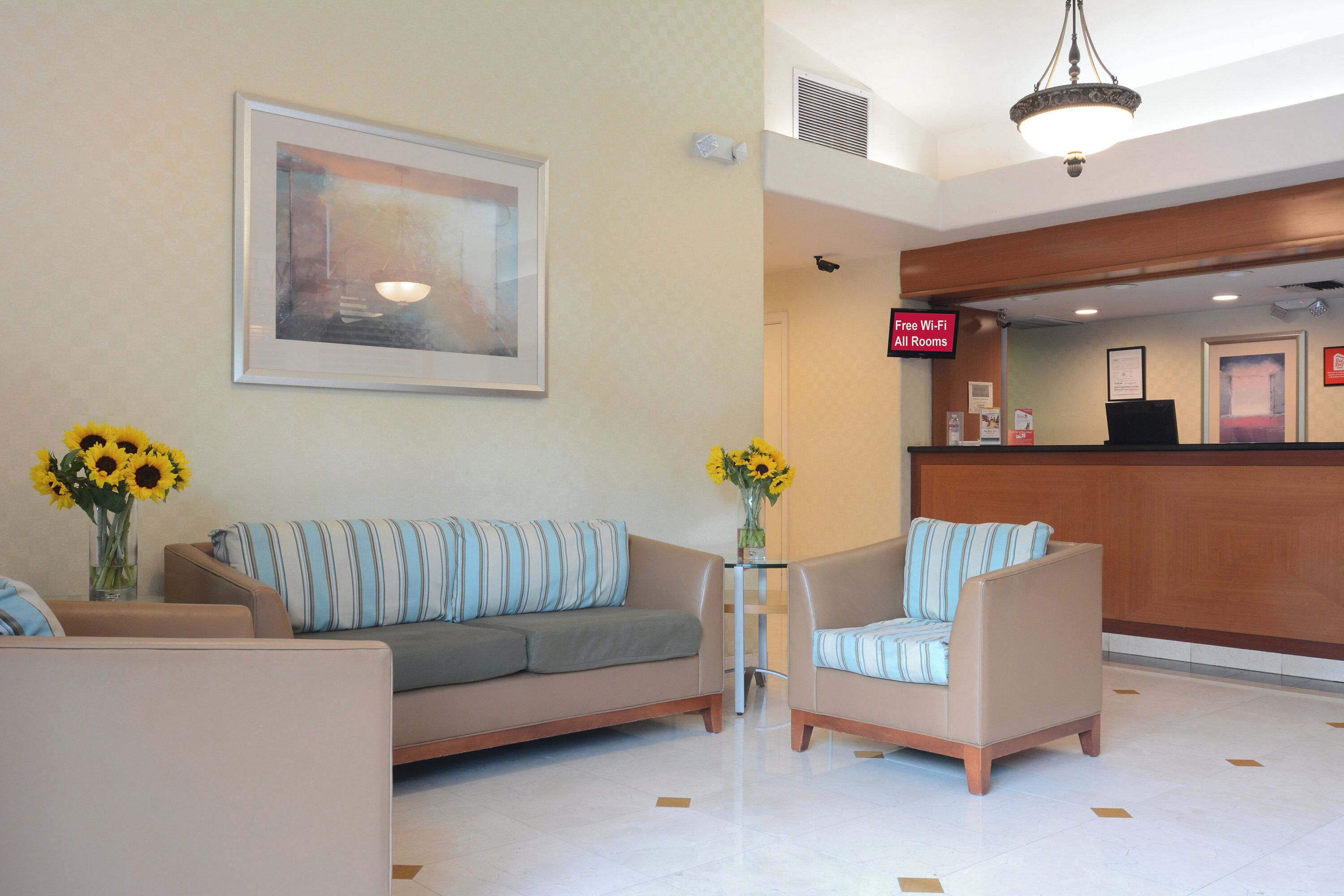 Lobby sitting area