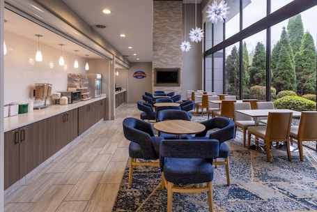 Free daily self-serve breakfast